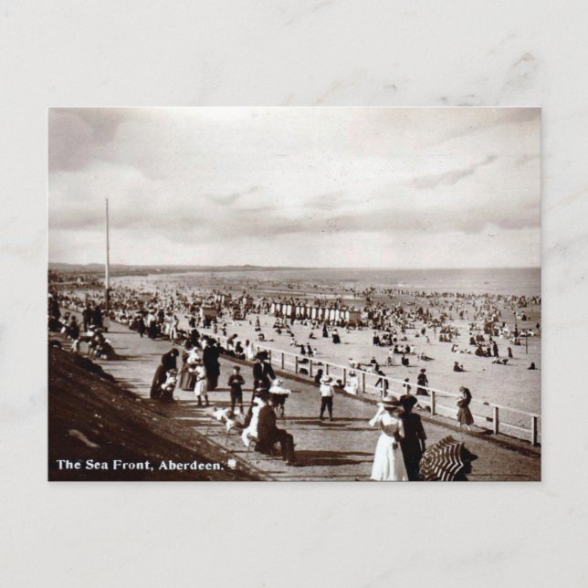Vieja postal - Aberdeen, Escocia