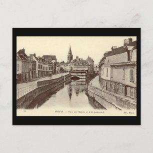 Vieja postal - Amiens, Francia