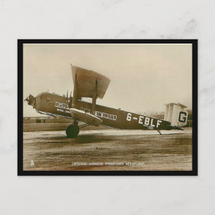 Vieja postal - Armstrong Whitworth "Argosy"