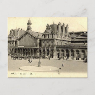 Vieja postal - Arras, Pas-de-Calais, Francia