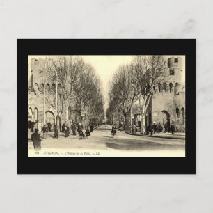 Vieja postal - Aviñón