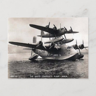 Vieja postal - Avión compuesto Mayo "Maia"