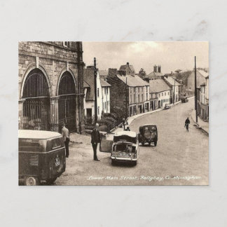 Vieja postal - Ballybay, Co Monaghan, Irlanda.