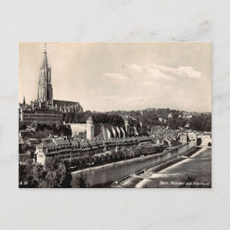 Vieja postal - Berna, Suiza