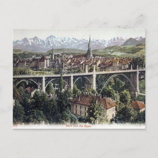 Vieja postal - Berna, Suiza