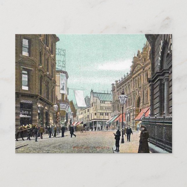 Vieja postal - Bradford, Yorkshire (Anverso)