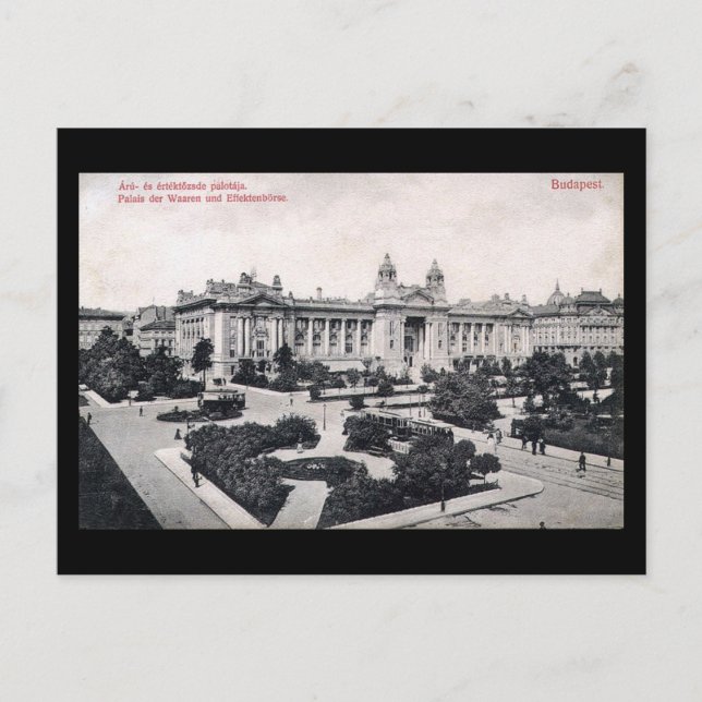 Vieja postal - Budapest (Anverso)