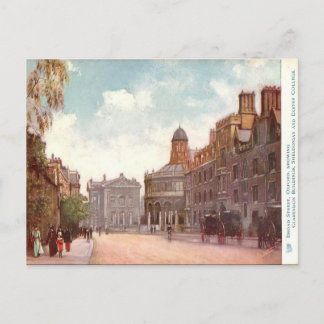 Vieja postal - calle Broad, Oxford