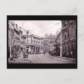 Vieja postal - Calle del Viento, Swansea