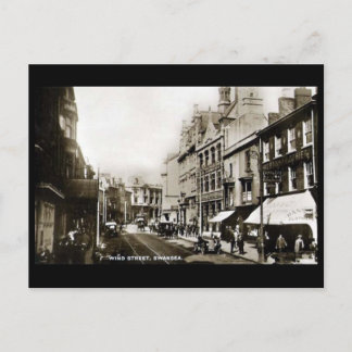 Vieja postal - Calle del Viento, Swansea