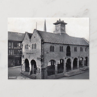 Vieja postal - Casa de mercado, Ross-on-Wye