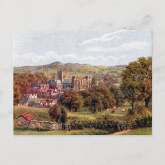 Vieja postal - Catedral de Wells, Somerset