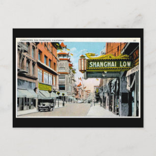 Vieja postal - Chinatown, San Francisco