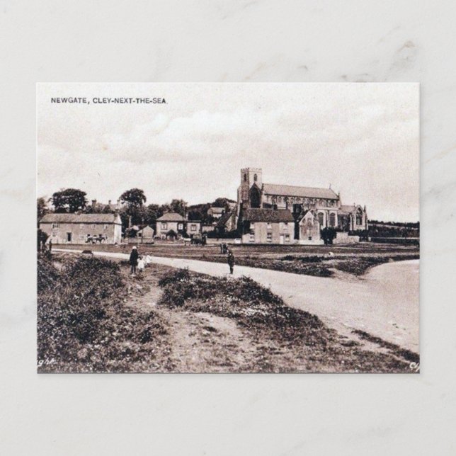 Vieja postal - Cley-next-the-Sea, Norfolk (Anverso)