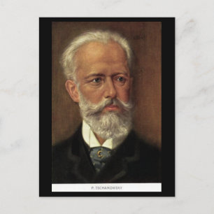 Vieja postal - Compositores - Tchaikovsky
