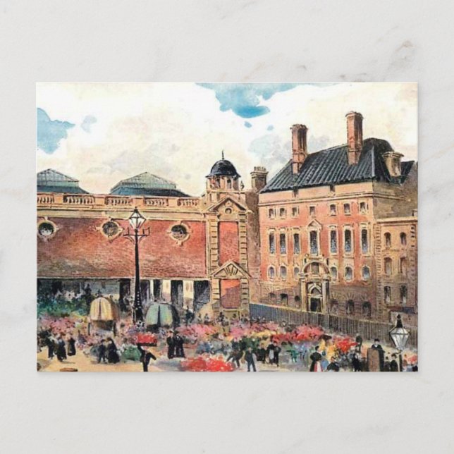 Vieja postal - Covent Garden, Londres (Anverso)