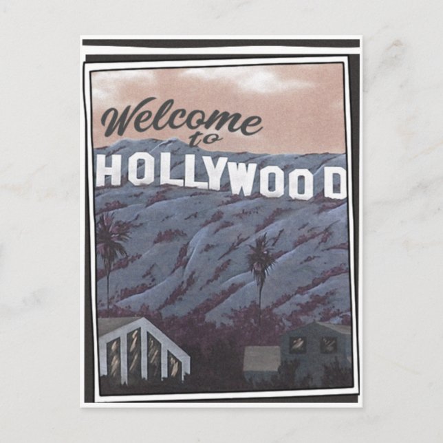 Vieja postal de Hollywood (Anverso)