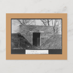 Vieja postal de la tumba de Harrison