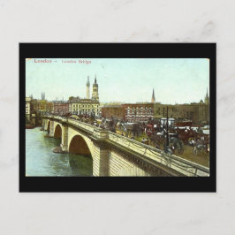 Vieja postal de Londres - Puente de Londres