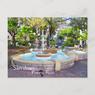 Vieja postal de San Juan Puerto Rico