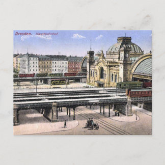 Vieja postal - Dresden, Alemania
