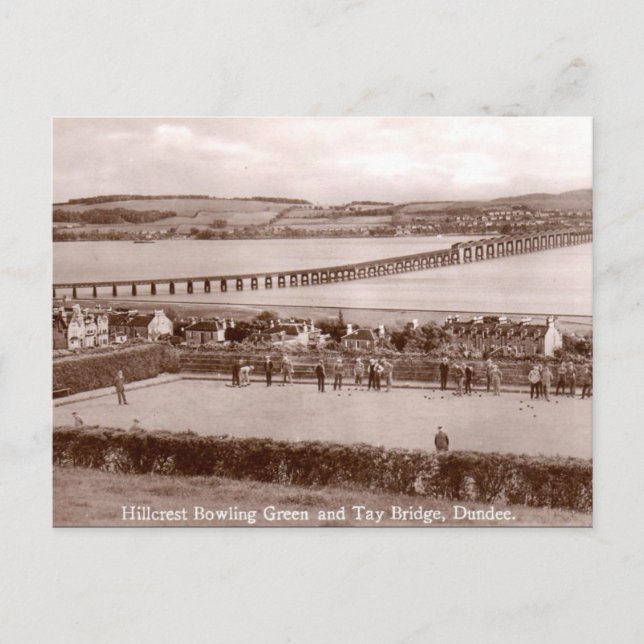 Vieja postal - Dundee, Escocia (Anverso)