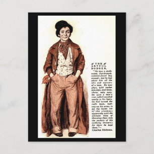 Vieja postal - El Dodger Artístico - Oliver Twist