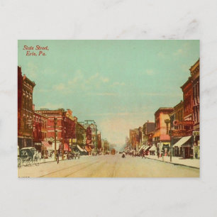 Vieja postal - Erie, Pennsylvania, Estados Unidos