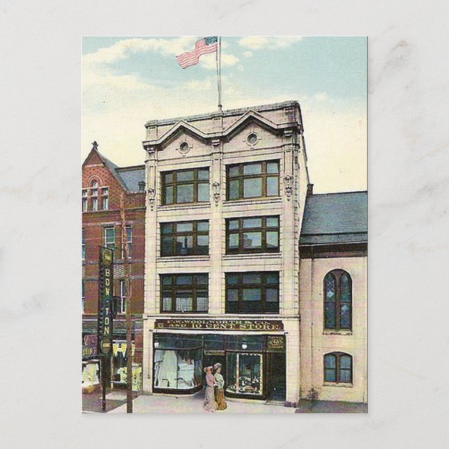 Vieja postal - F W Woolworth's, York, Pennsylvania (Anverso)
