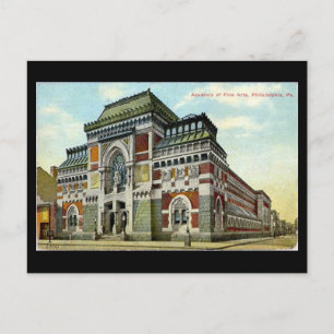 Vieja postal - Filadelfia, Academia de Bellas Arte