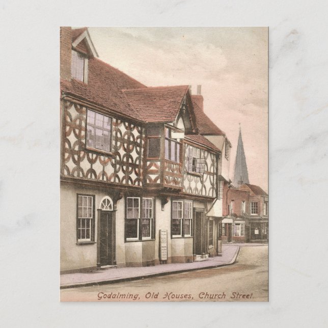Vieja postal - Godalming, Surrey (Anverso)