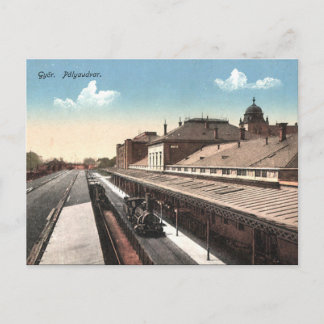 Vieja postal - Gyor, Hungría
