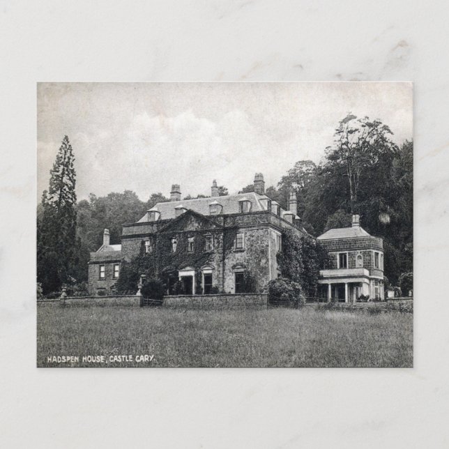 Vieja postal - Hadspen House, Somerset (Anverso)