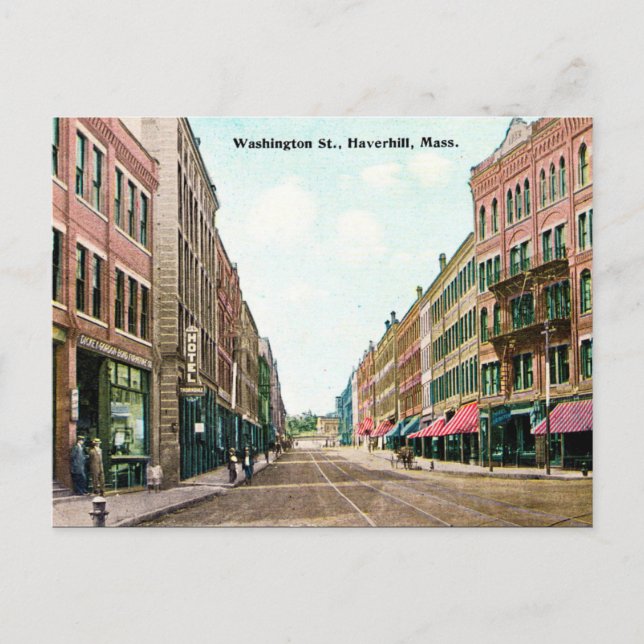 Vieja postal - Haverhill, Massachusetts (Anverso)