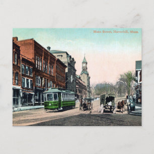 Vieja postal - Haverhill, Massachusetts