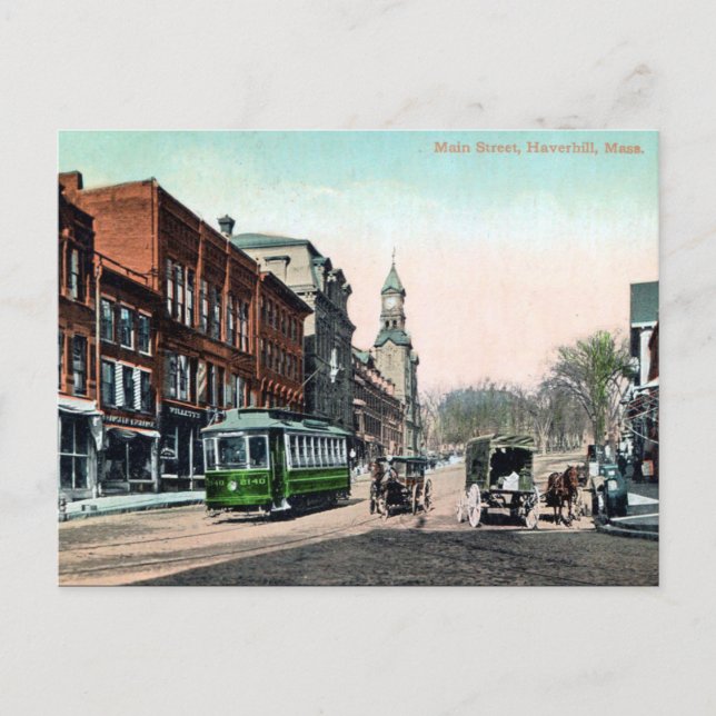 Vieja postal - Haverhill, Massachusetts (Anverso)