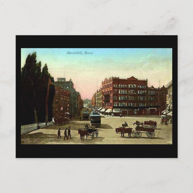Vieja postal - Haverhill, Massachusetts (Anverso)