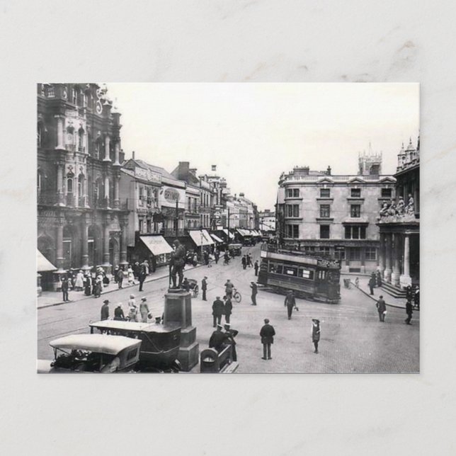 Vieja postal - Ipswich, Suffolk en 1921 (Anverso)