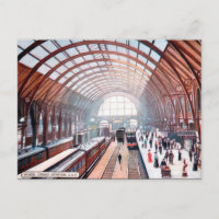 Vieja postal - King's Cross Station, Londres
