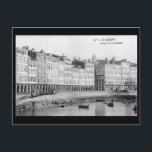 Vieja postal - La Coruña, España<br><div class="desc">Esta postal es una reproducción de una postal vintage de la Calle de la Marina,  La Coruña,  España.</div>