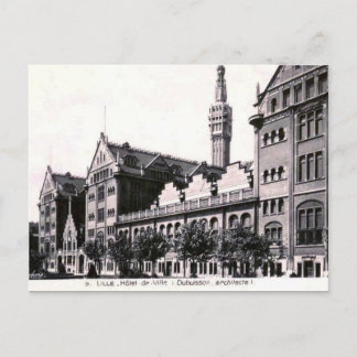 Vieja postal - Lille, Francia