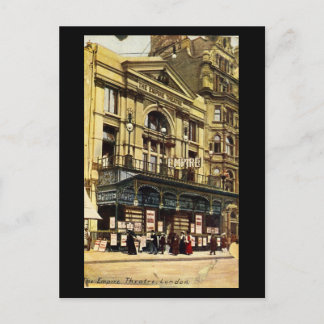 Vieja postal - Londres, Imperio, Plaza Leicester