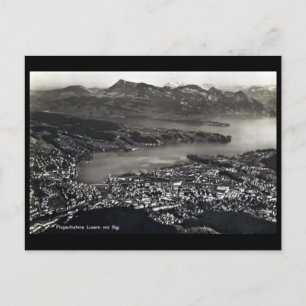 Vieja postal - Lucerna, Suiza.