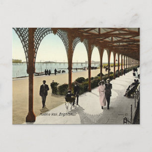 Vieja postal - Madeira Walk, Brighton