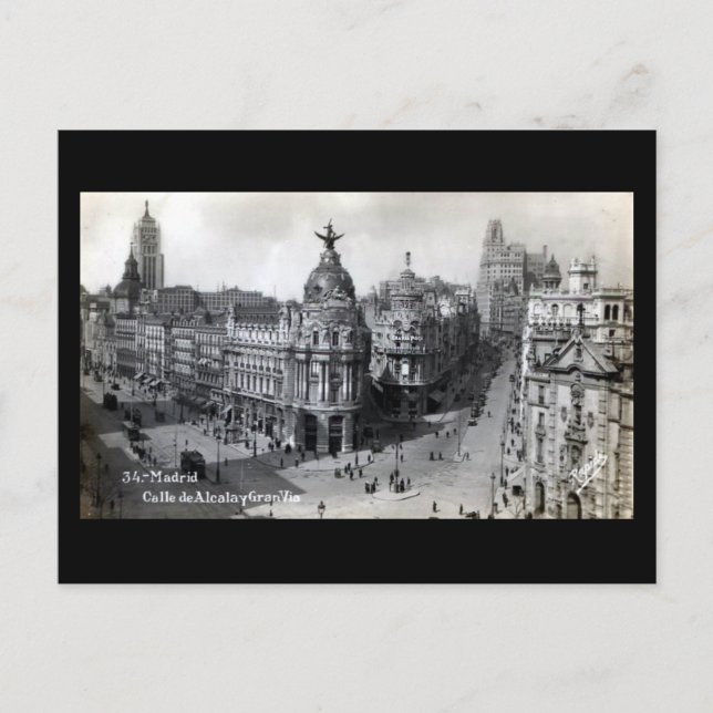Vieja postal - Madrid (Anverso)