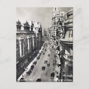 Vieja postal - Madrid, España