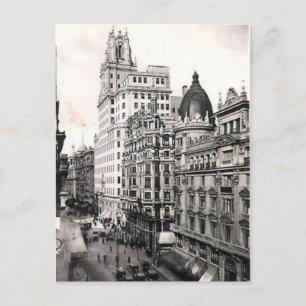 Vieja postal - Madrid, España