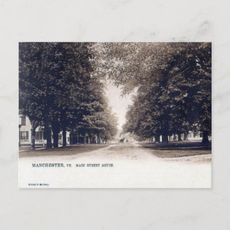 Vieja postal - Manchester, Vermont, Estados Unidos