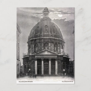 Vieja postal - Marmorkirken, Copenhague
