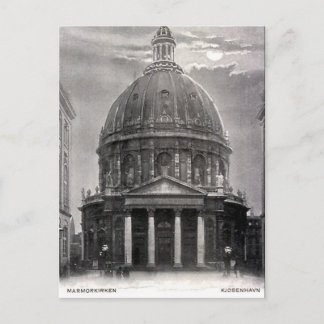 Vieja postal - Marmorkirken, Copenhague
